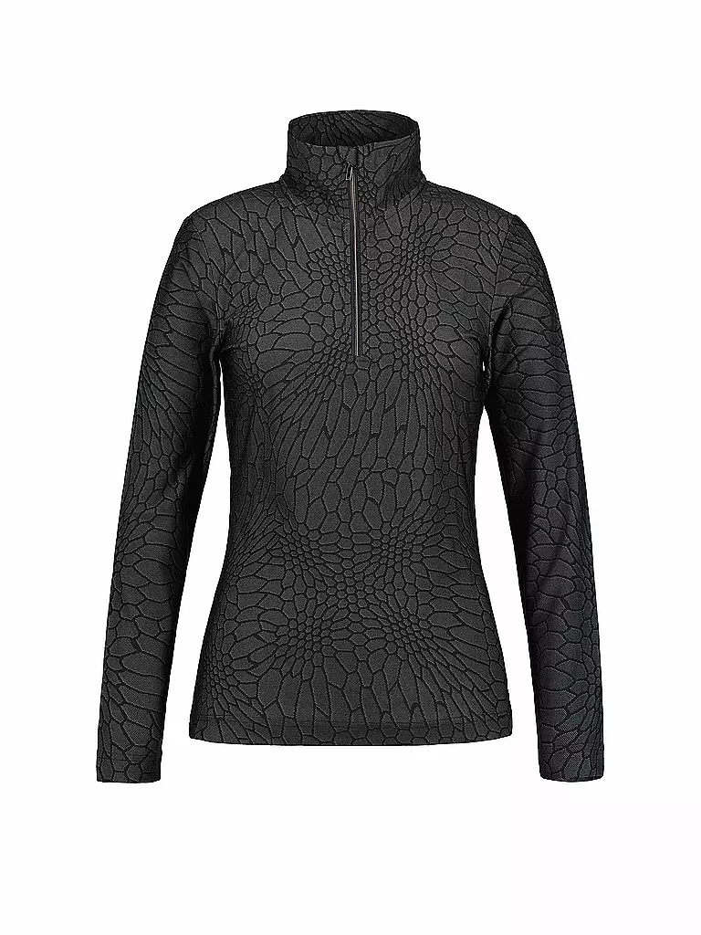 LUHTA | Damen Unterzieh Zipshirt Janhua | schwarz