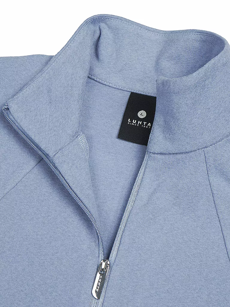 LUHTA | Damen Zipshirt Kivisalmi | hellblau