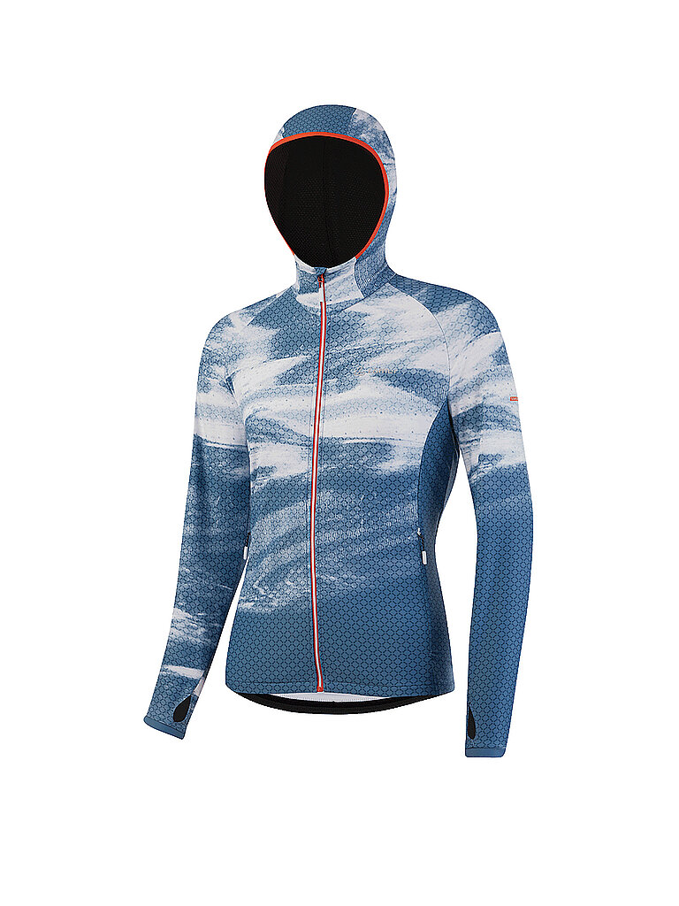LÖFFLER Damen Langlauf-Hoodie Speed Rew blau | 40