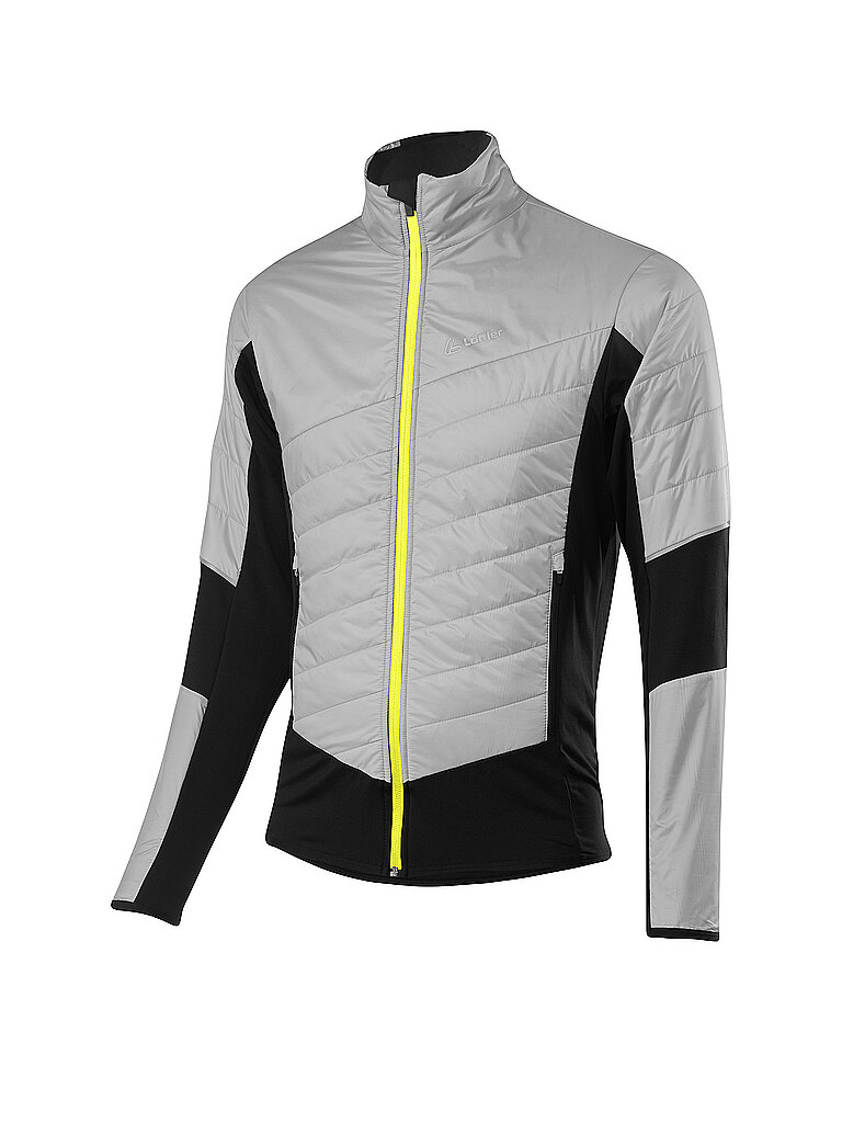 LÖFFLER Herren Hybridjacke Pace Primaloft®60 grau | 54