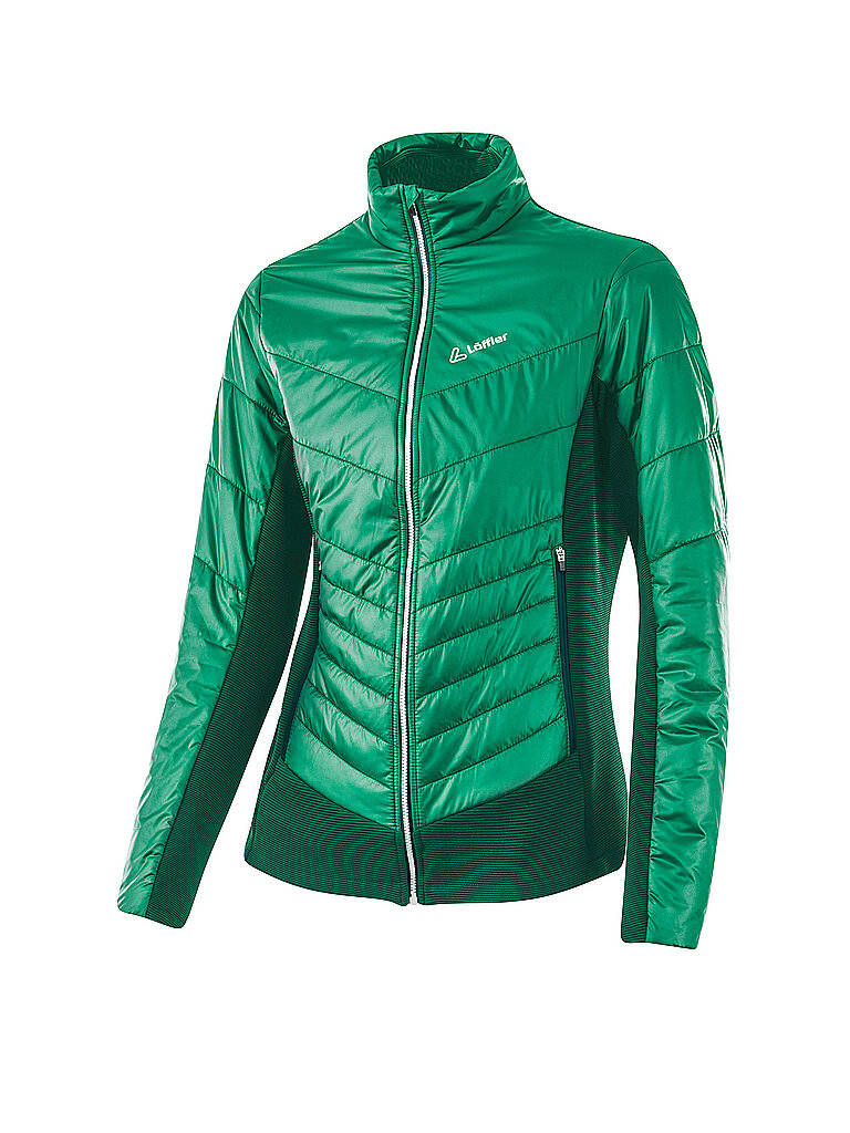 LÖFFLER Damen Langlaufjacke Hybrid PL60 grün | 40