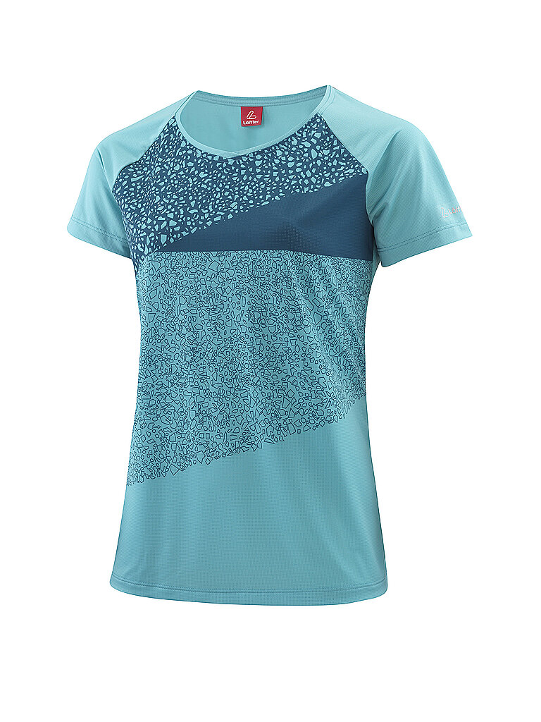 LÖFFLER Damen Radshirt Petra türkis | 38