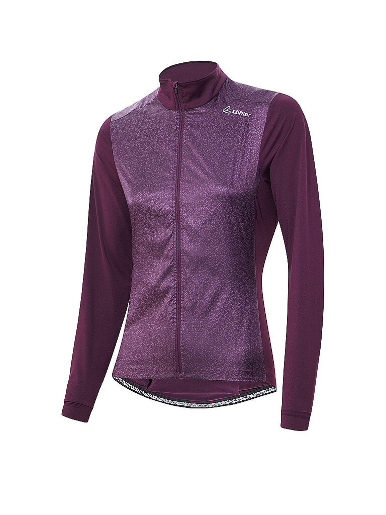 LÖFFLER Damen Radjacke Hybrid Light beere | 36