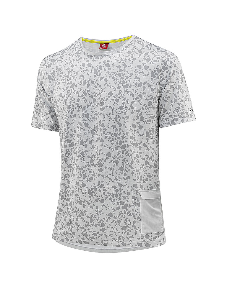 LÖFFLER Herren Radshirt Razzo silber | 50