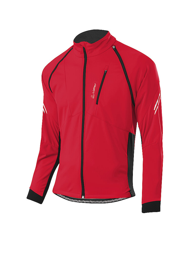 LÖFFLER Herren Zip-Off Radjacke San Remo 2 WS Light rot | 50