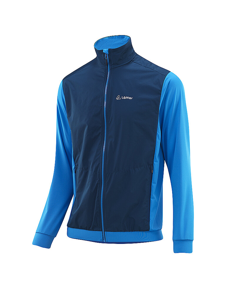 LÖFFLER Herren Laufjacke Hybrid Light blau | 50