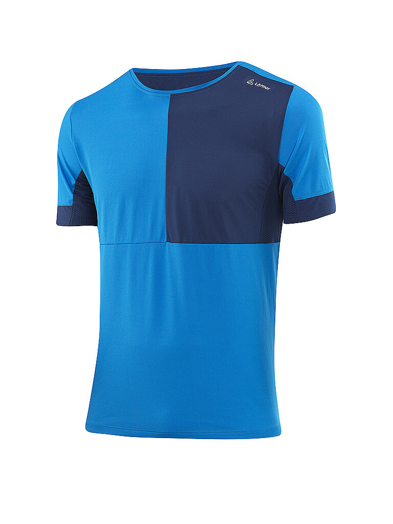 LÖFFLER Herren Laufshirt Race Block blau | 50