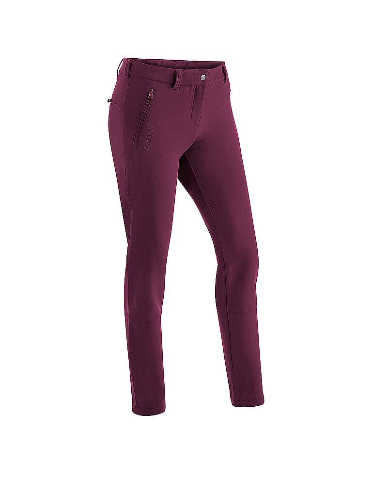 Damen Wanderhose Helga Slim dunkelrot 42 W
