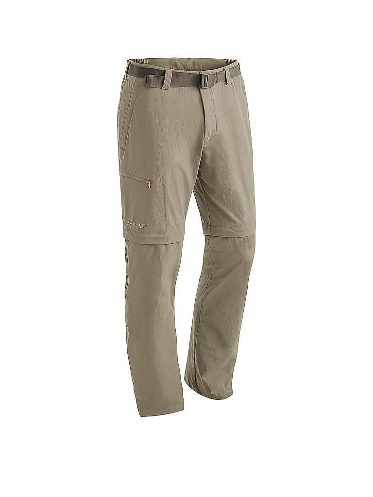 MAIER SPORTS Herren ZippOff-Wanderhose Tajo T beige | 54