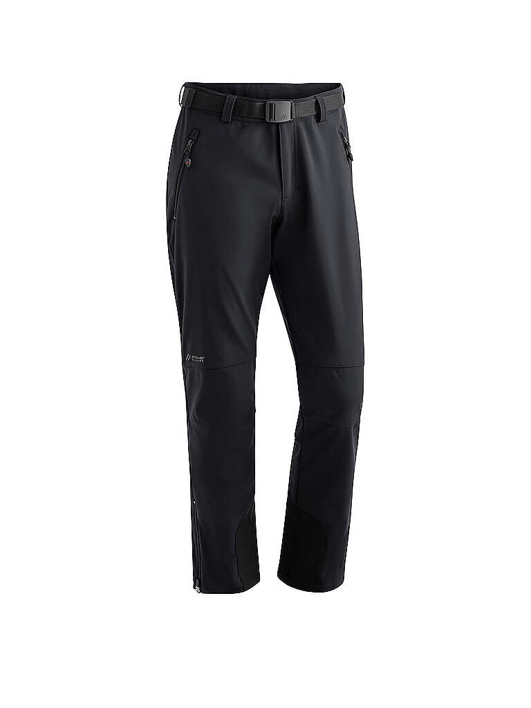MAIER SPORTS Herren Softshell Wanderhose Tech Warm schwarz | 46 (kurz)