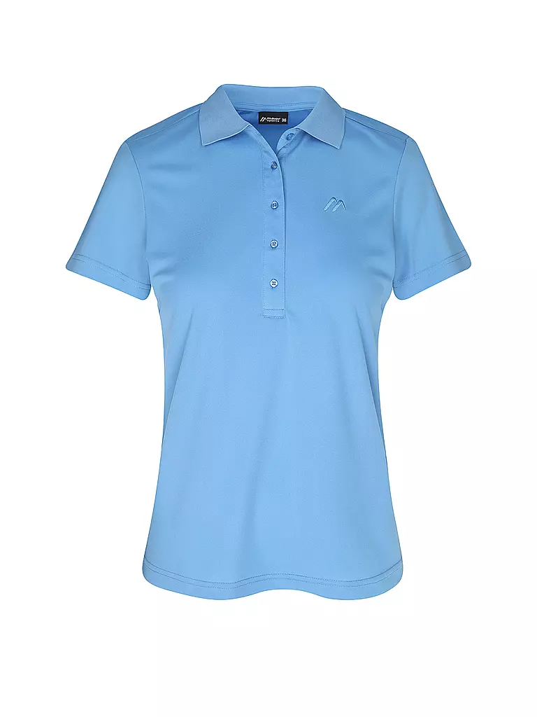 MAIER SPORTS | Damen Funktionspolo Ulrike | hellblau