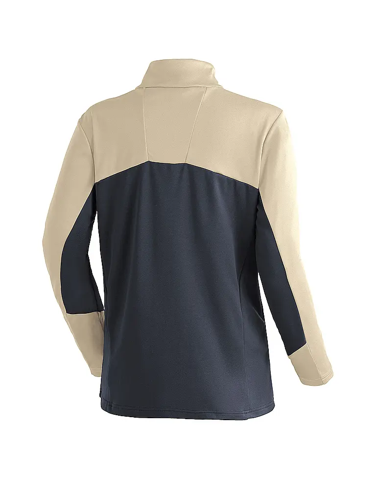 MAIER SPORTS | Damen Unterzieh Zipshirt Evii | Beige