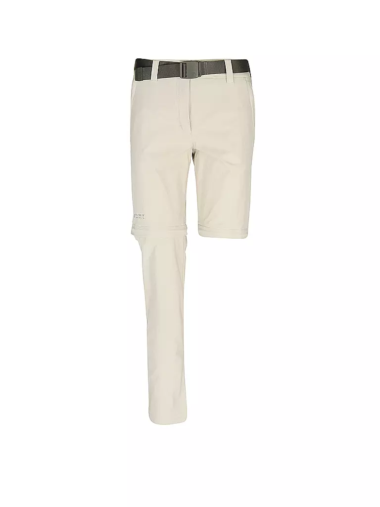 MAIER SPORTS | Damen ZipOff-Wanderhose Inara Slim Zip | beige