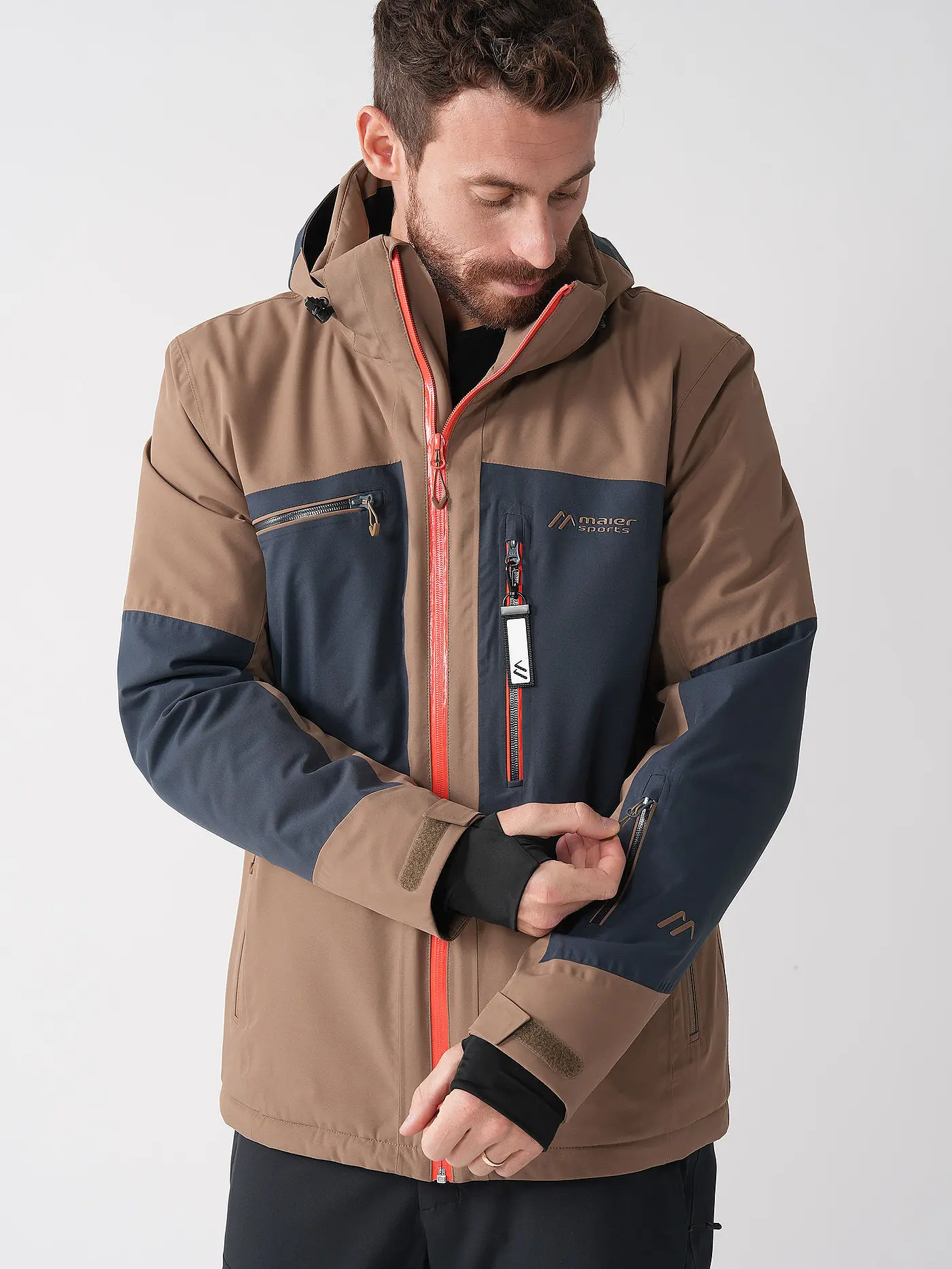 MAIER SPORTS | Herren Skijacke Beskid | hellbraun