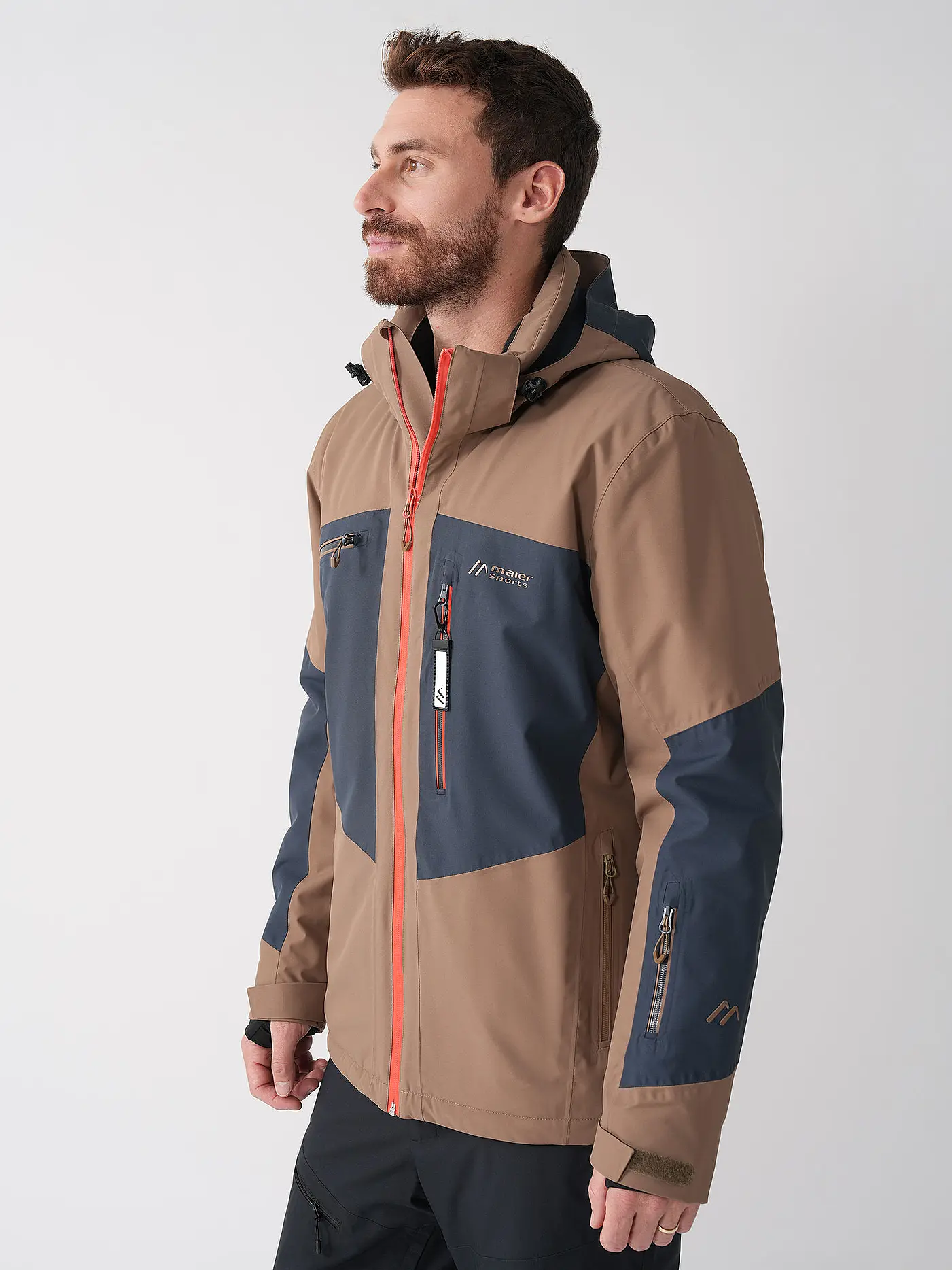 MAIER SPORTS | Herren Skijacke Beskid | hellbraun