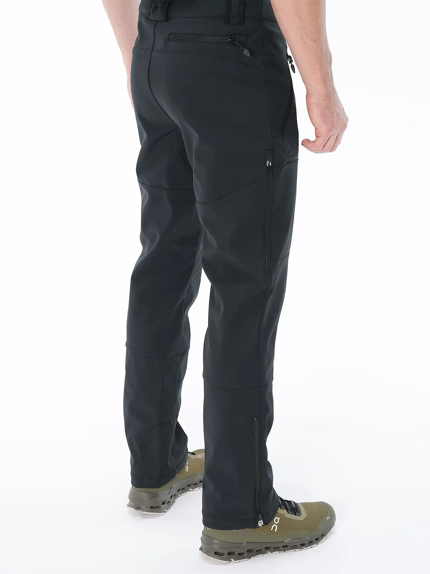 MAIER SPORTS | Herren Softshell Wanderhose Adakit | schwarz
