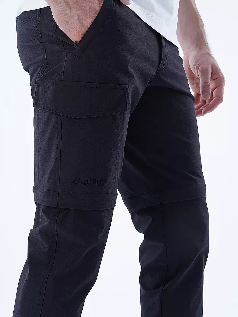 MAIER SPORTS | Herren Wanderhose Torid Slim ZipOff | dunkelblau