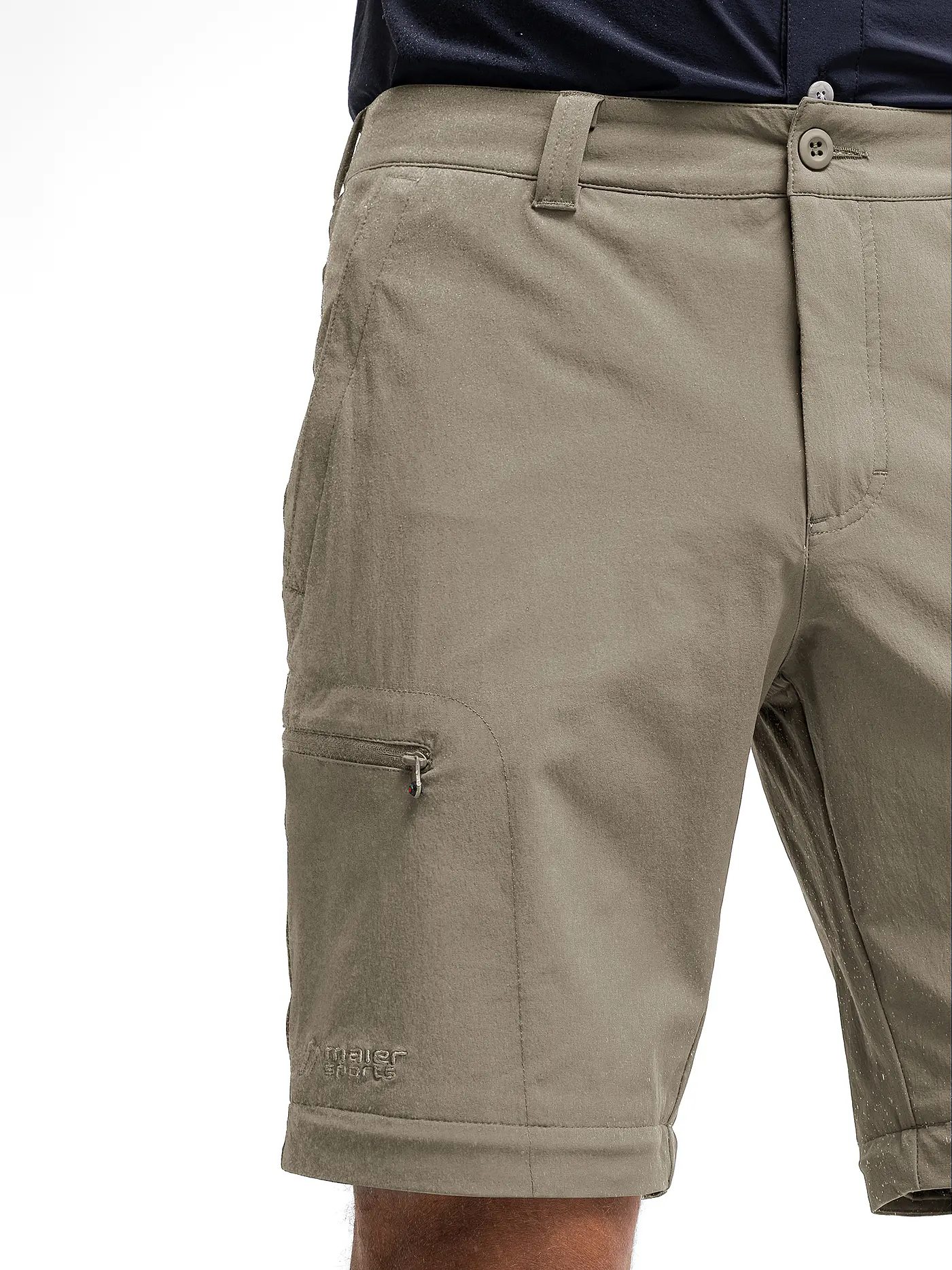 MAIER SPORTS | Herren ZippOff-Wanderhose Tajo T | beige