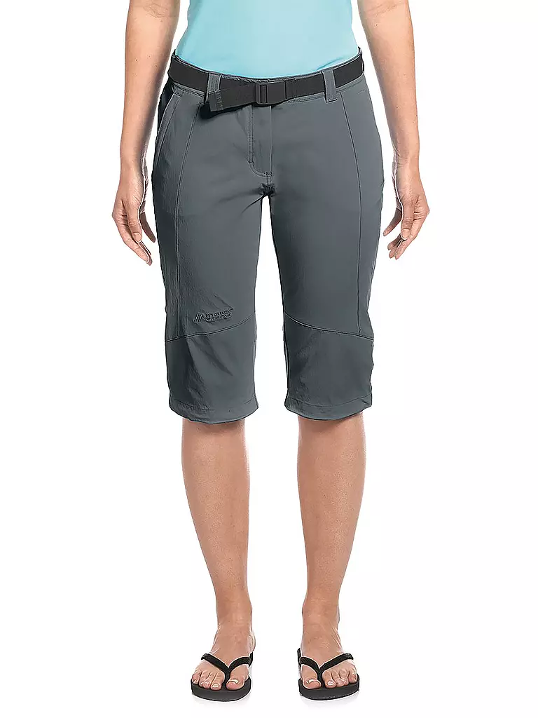 MAIER | Damen Capri Kluane | grau