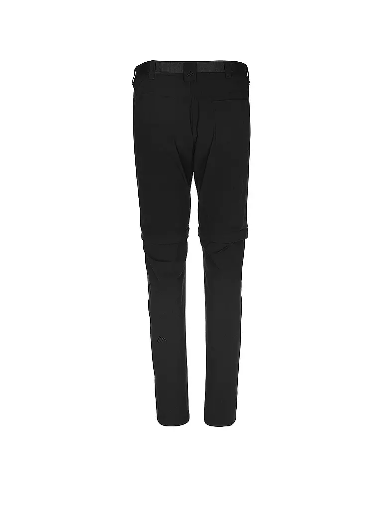 MAIER | Damen ZipOff-Wanderhose Inara Slim Zip | schwarz