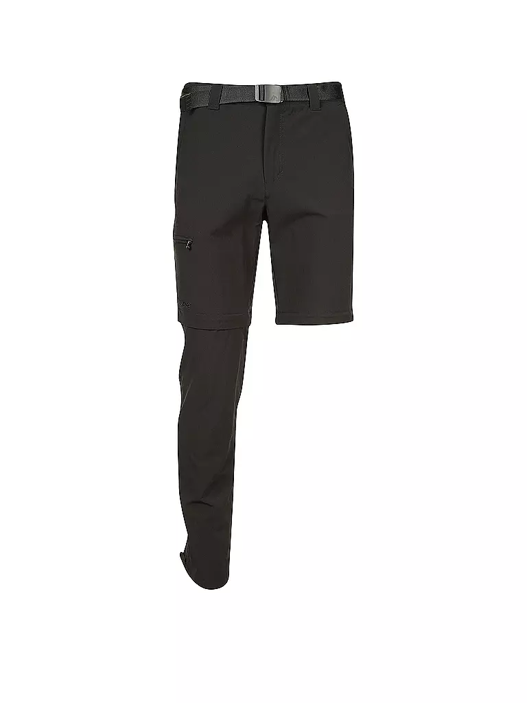 MAIER | Herren ZippOff-Wanderhose Tajo T | schwarz