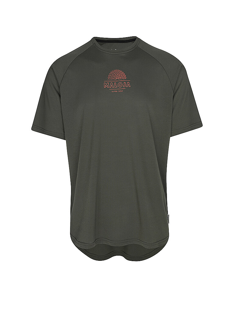 Maloja Radtrikot Naturalon Polygiene Geruchshemmend Dunkelgrün