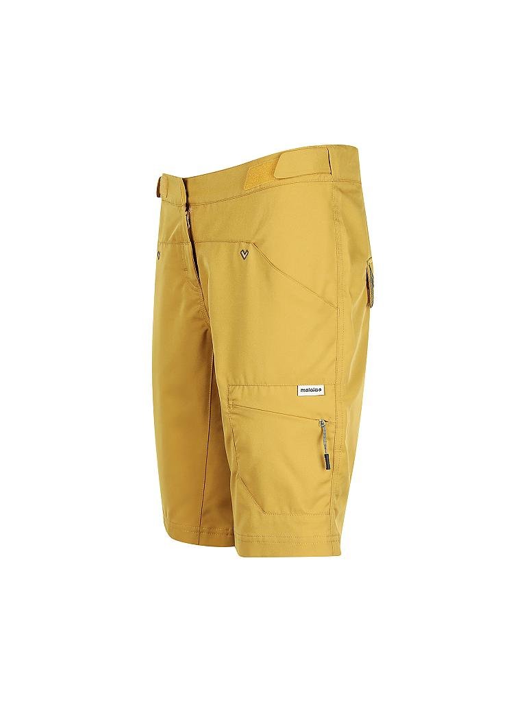 MALOJA | Damen Bikeshort CaraminaM. | gelb