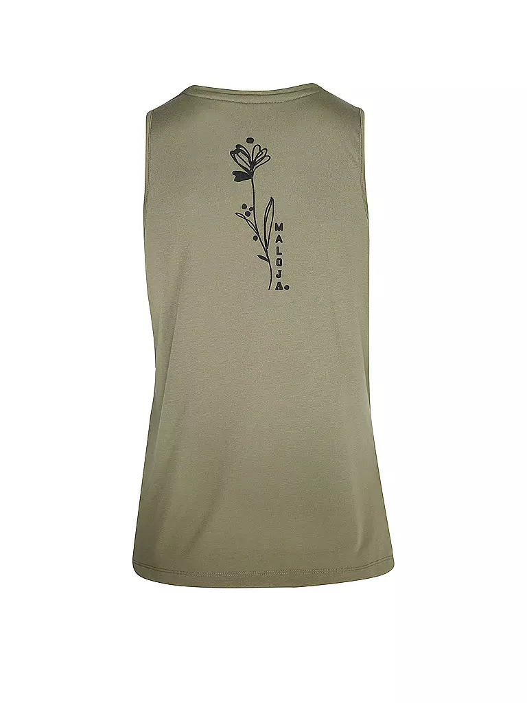 MALOJA | Damen Rad Tanktop KarkogelM. | olive