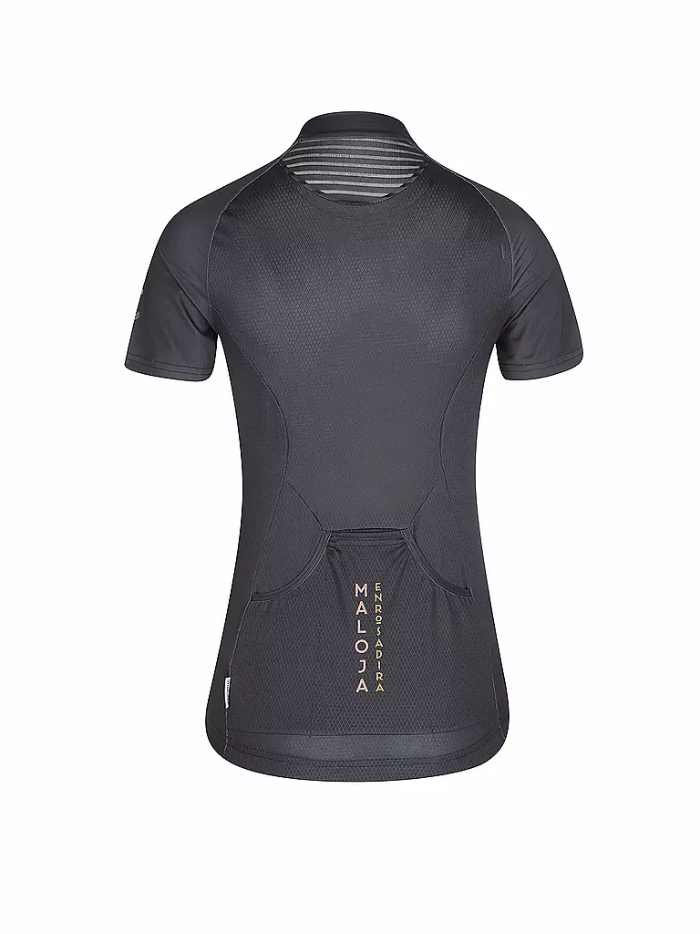 MALOJA | Damen Rad Trikot GanesM. 1/2 | schwarz