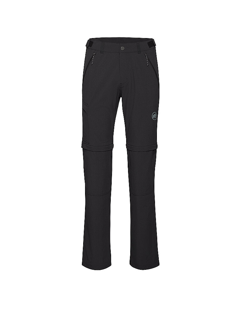 mammut Wanderhose 4-Wege-Stretch Verstellbarer Bund Schwarz