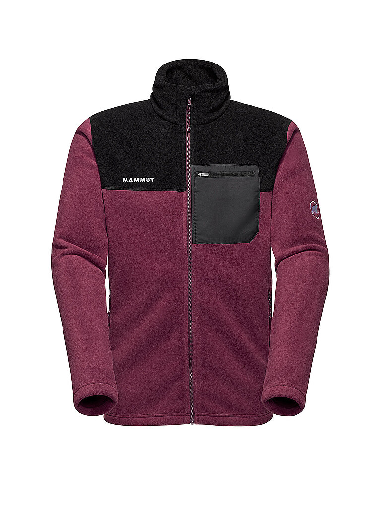 mammut Fleecejacke Polartec Dunkelrot
