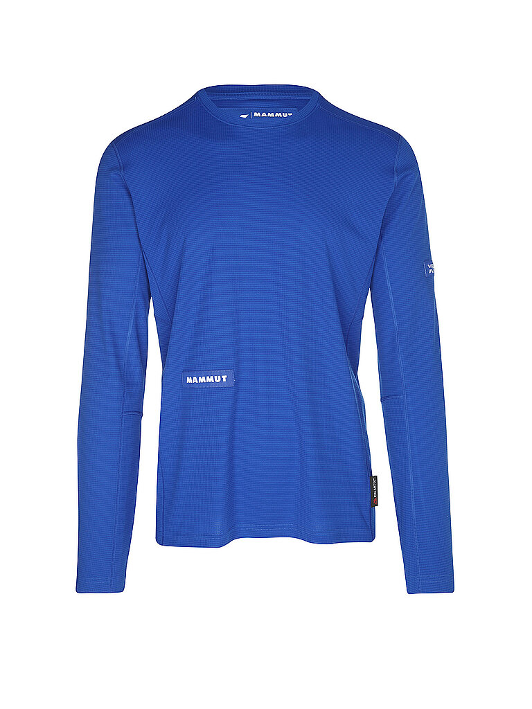 mammut Tourenshirt Baselayer Polartec Power Dry Blau