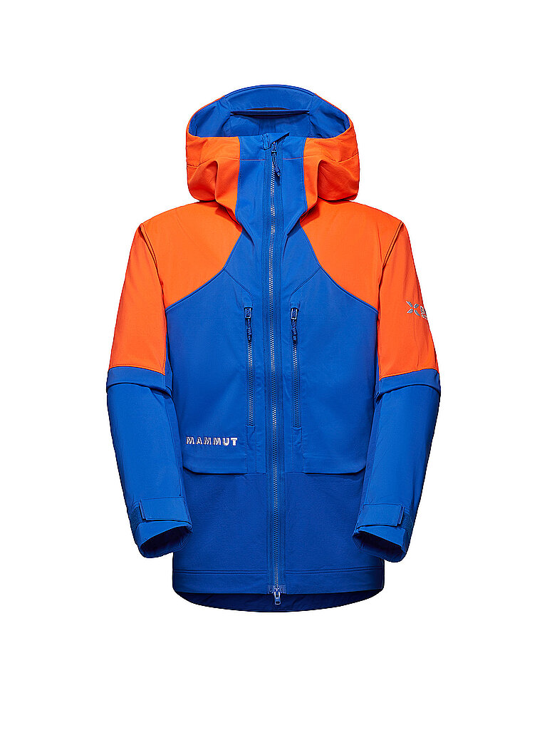 MAMMUT Herren Touren Softshelljacke Eiger Nordwand Pro Hoodie blau | L