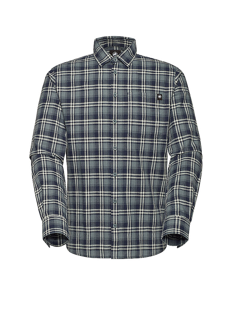 mammut Hemd Karo Hanf-Baumwolle Dunkelblau