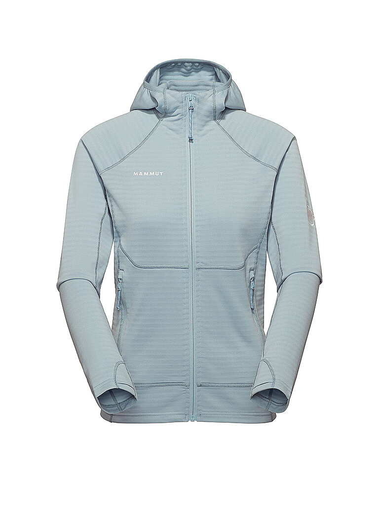 mammut Fleecejacke Hoodie Polartec Stretch Fleece Mint