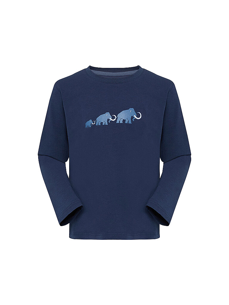 mammut Shirt Basic Baumwolle Dunkelblau