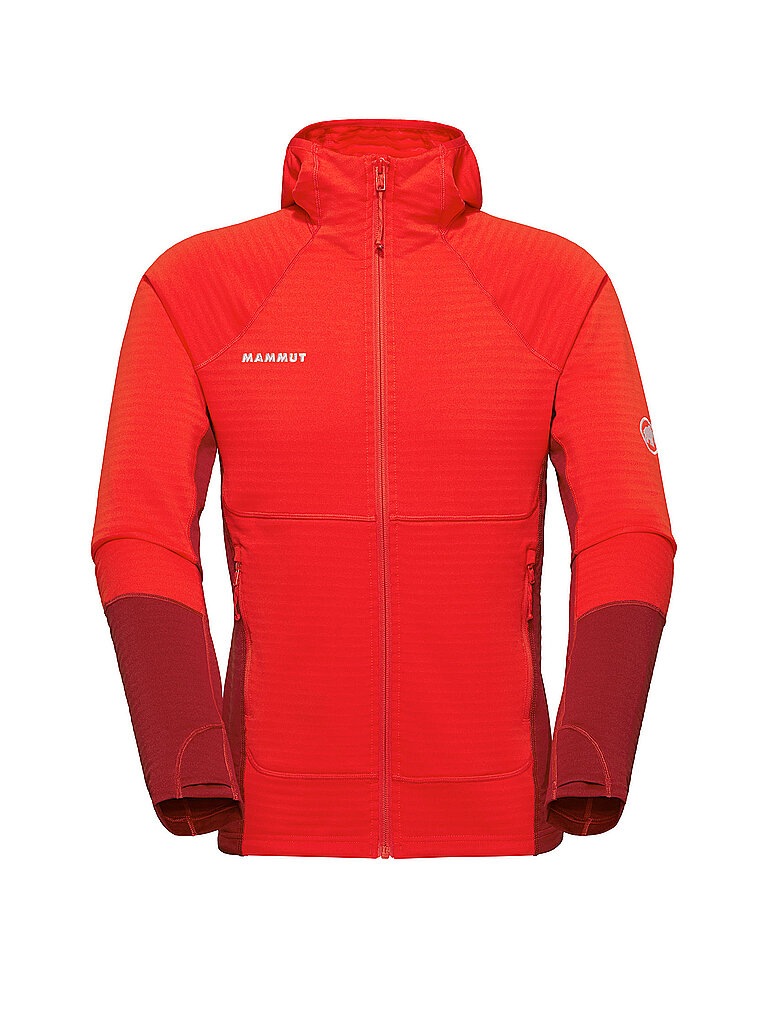 MAMMUT Herren Fleecejacke Taiss Hoodie rot | M