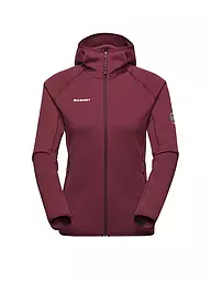 MAMMUT | Damen Fleecejacke Aconcagua Light ML Hoodie | dunkelrot