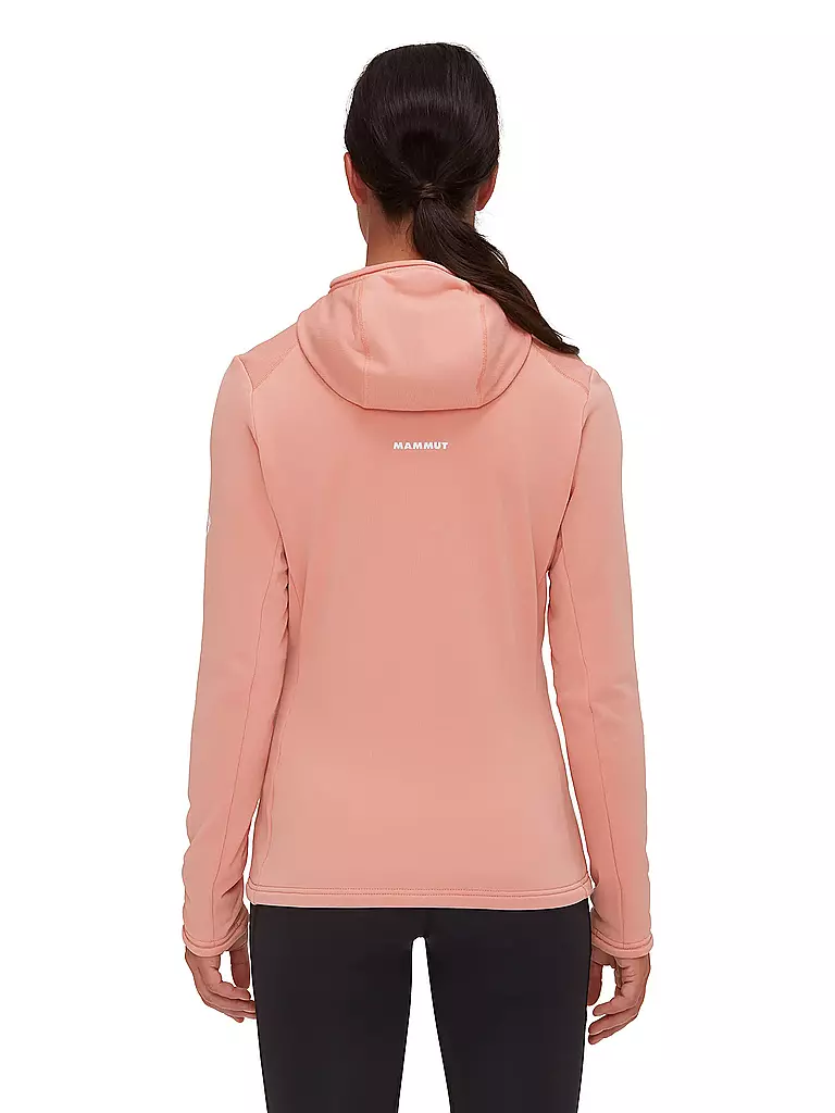 MAMMUT | Damen Fleecejacke Aconcagua Light ML Hoodie | rosa