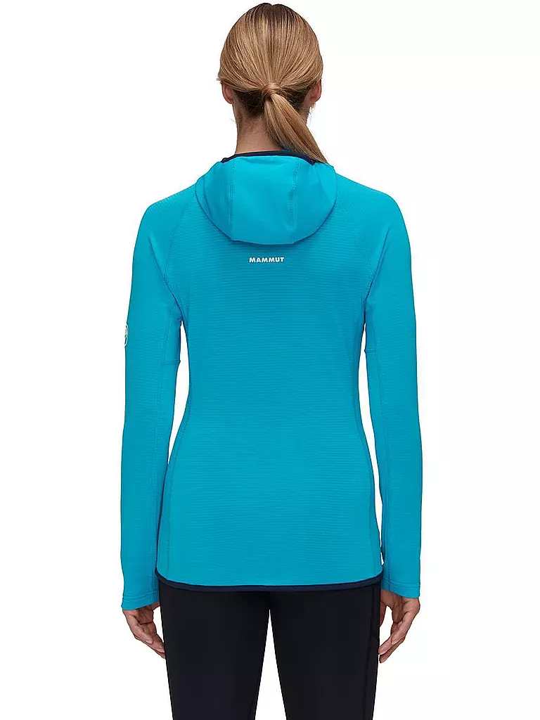 MAMMUT | Damen Fleecejacke Aenergy Light ML Hoodie | hellblau