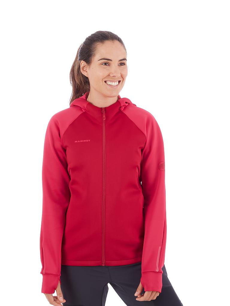 MAMMUT | Damen Fleecejacke Avers Hooded | rot