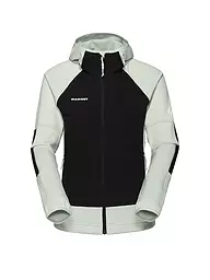 MAMMUT | Damen Fleecejacke Massone Hoodie | hellgrün