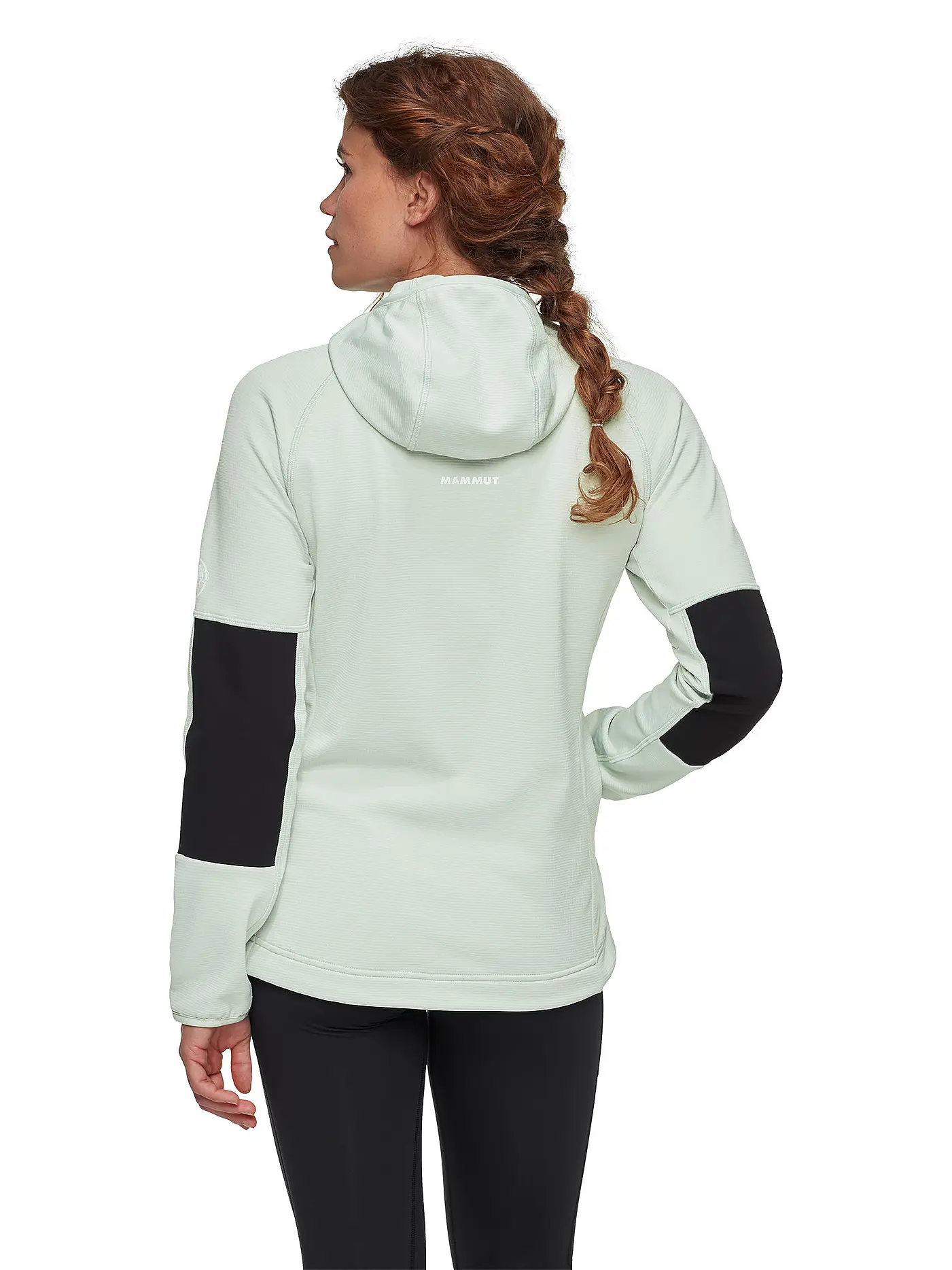 MAMMUT | Damen Fleecejacke Massone Hoodie | hellgrün