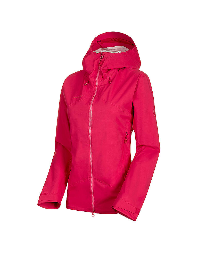 MAMMUT | Damen Hardshell-Jacke Kento Hooded | rot