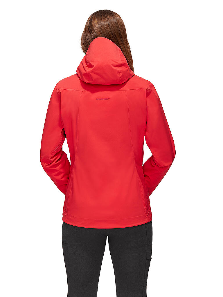 MAMMUT | Damen Hardshell-Jacke Kento Hooded | rot