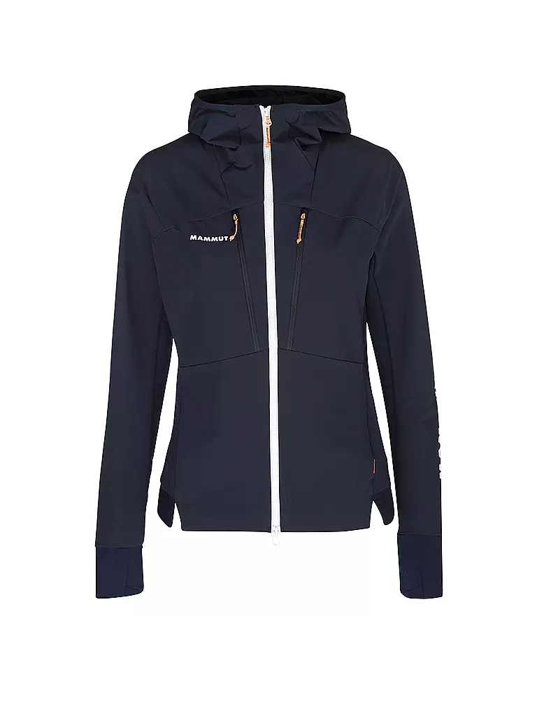 MAMMUT | Damen Hybridjacke Eisfeld SO Hybrid Hooded | blau