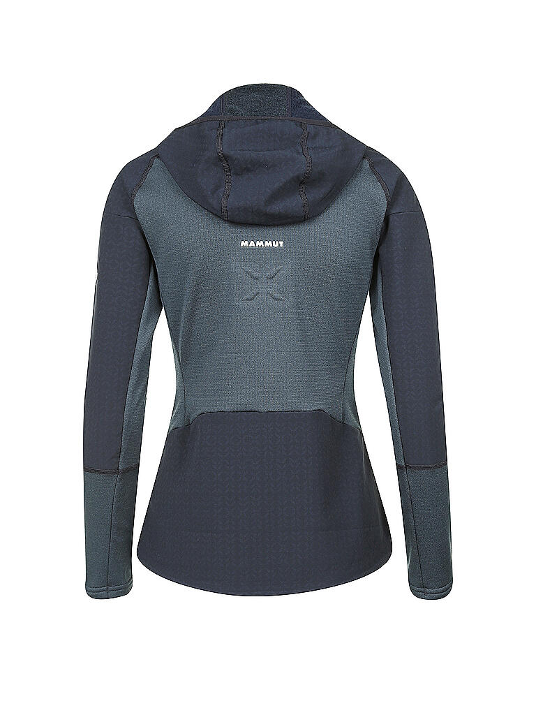 MAMMUT | Damen Touren Fleecejacke Eiswand Advanced ML Hooded | blau