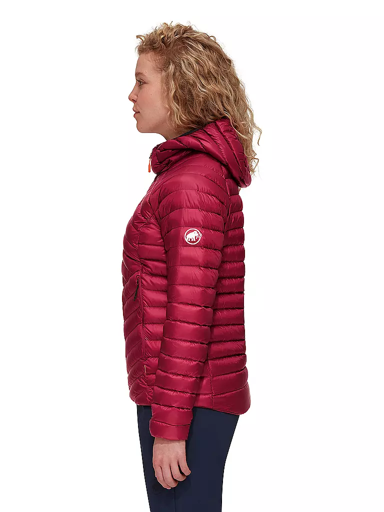 MAMMUT | Damen Touren Isojacke Broad Peak Down Hoodie | dunkelrot