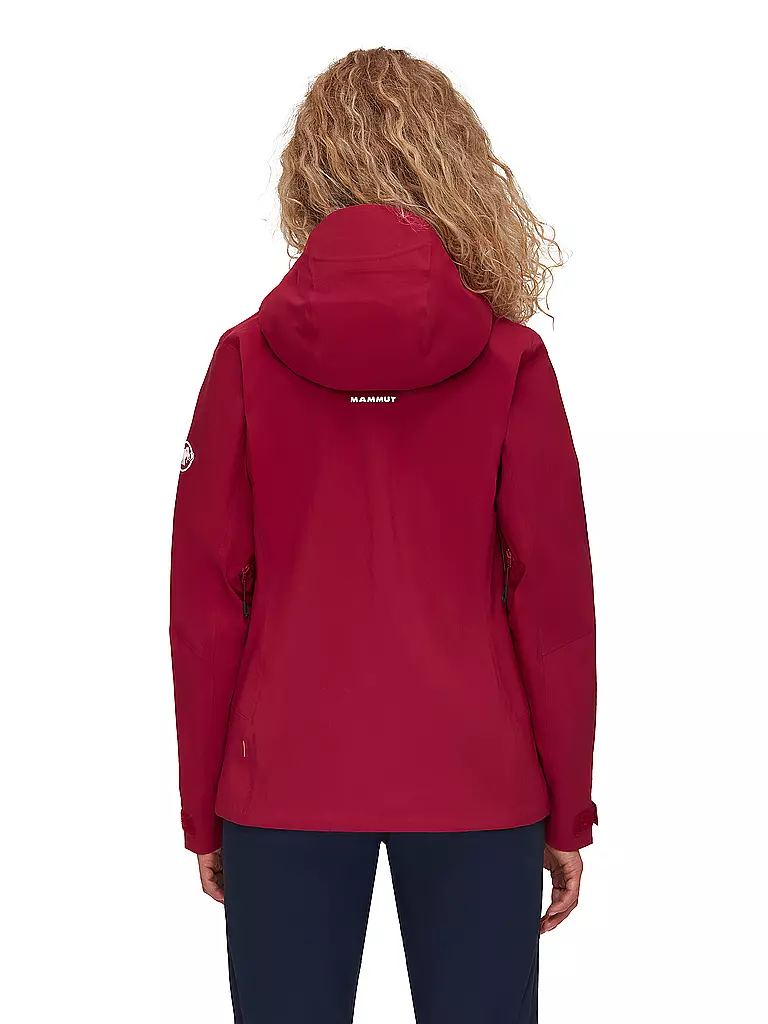 MAMMUT | Damen Tourenjacke Alto Guide 3L Dry-Pro Hoodie | dunkelrot