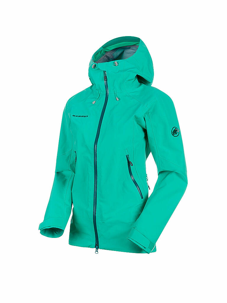 MAMMUT | Damen Tourenjacke Ridge HS Hooded GTX | petrol